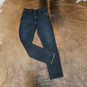 Agolde 90's Pinch High Waisted Black(Radius) Straight Leg Jeans Sz 27